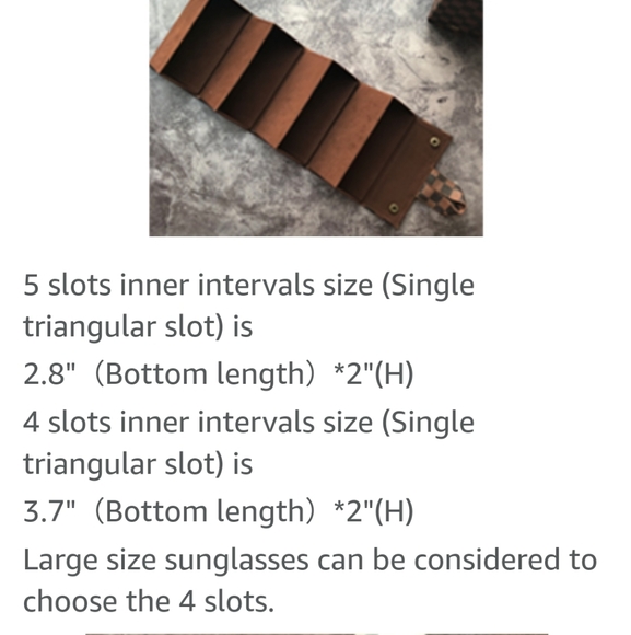 Travel Safe Sunglasses organizer 5 compartments. - Picture 8 of 16